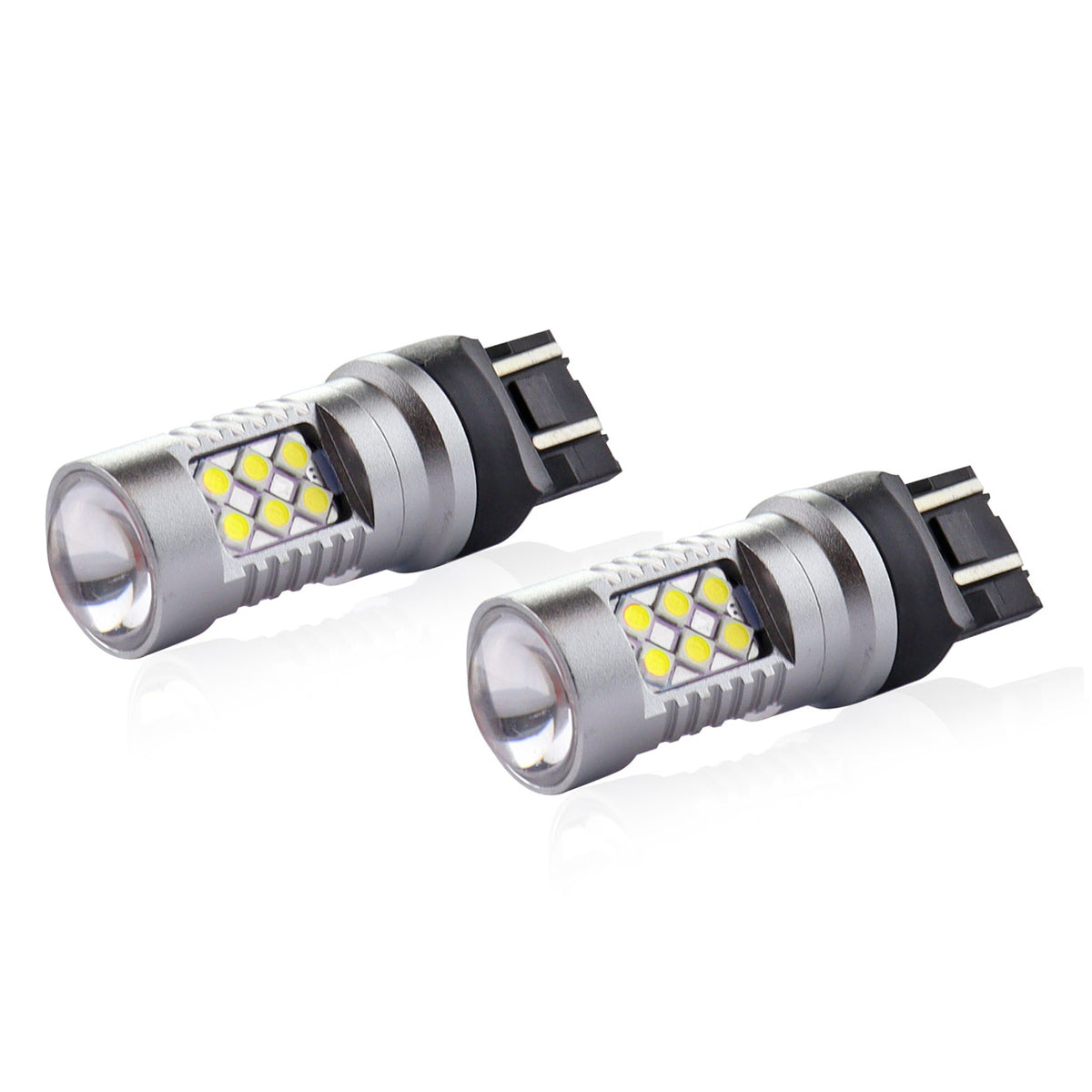 LED-polttimo CANBUS 3030 24SMD T20 7443 W21/5W valkoinen 12V/24V