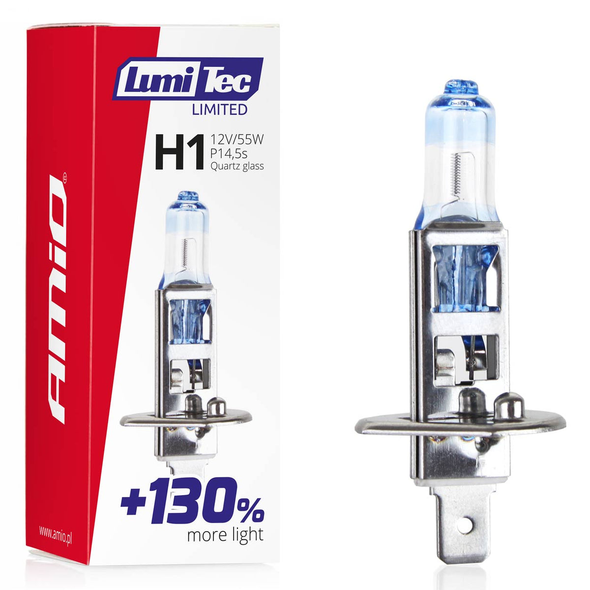 Halogeenipolttimo H1 12 V 55 W Lumitec Limited +130%