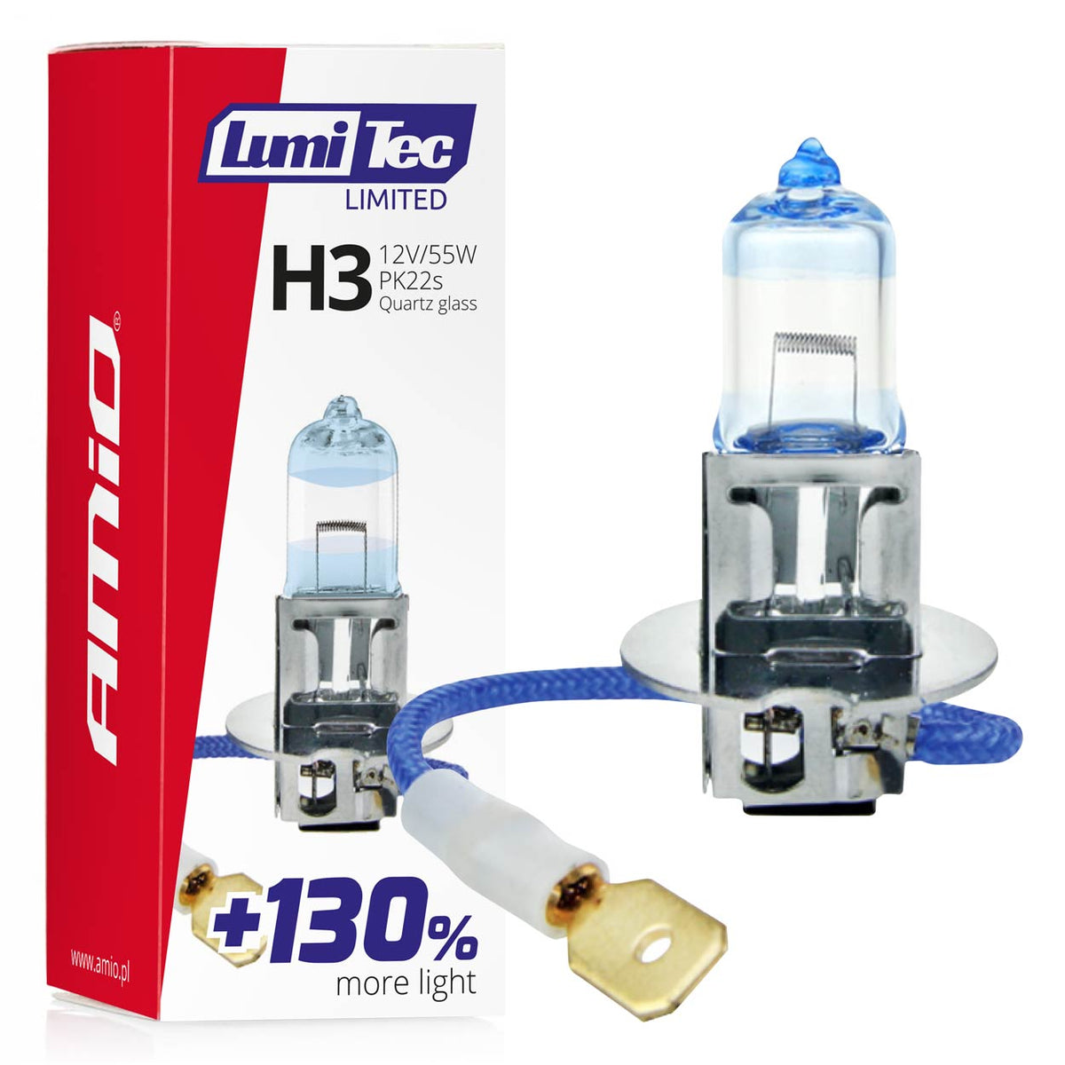 Halogeenipolttimo H3 12 V 55 W Lumitec Limited +130%