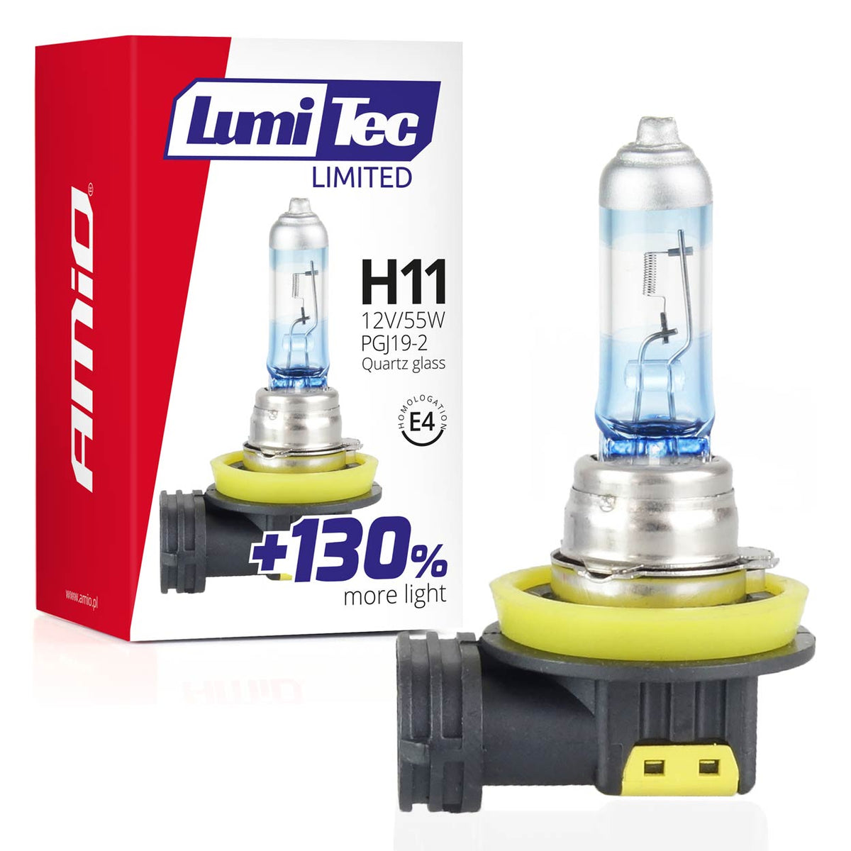 Halogeenipolttimo H11 12V 55W Lumitec Limited +130%