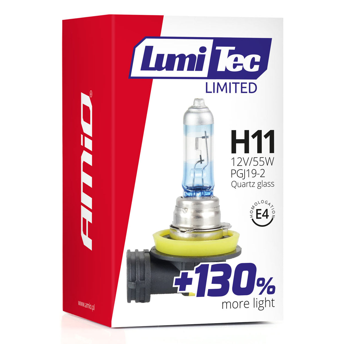 Halogeenipolttimo H11 12V 55W Lumitec Limited +130%