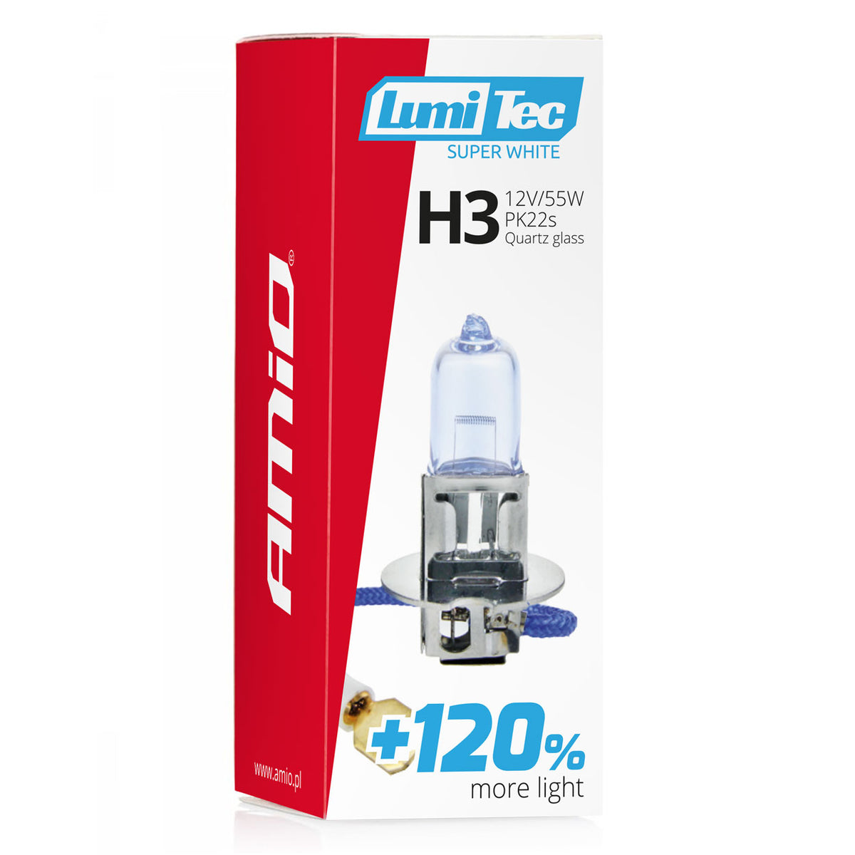 Halogeenipolttimo H3 12 V 55 W Lumitec Super White +120%
