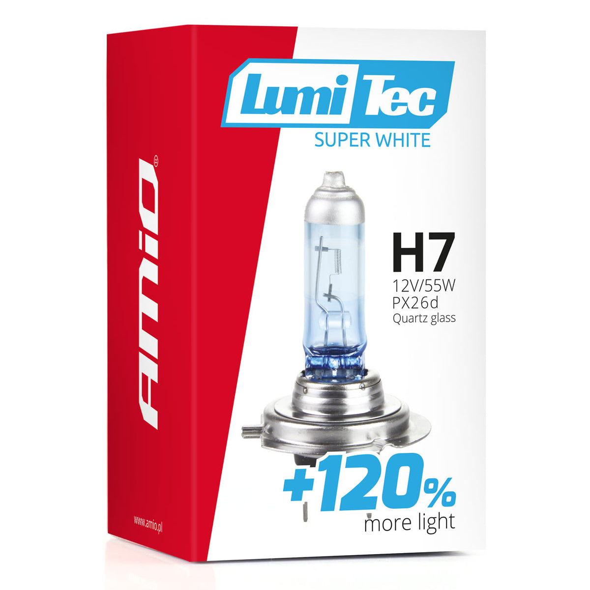 Halogeenipolttimo H7 12 V 55 W Lumitec Super White +120%