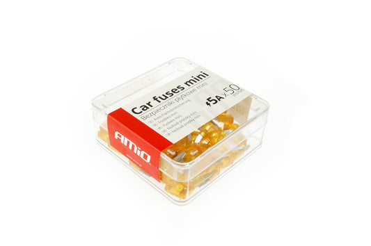 MINI-sulakkeet 5A, 50 kpl