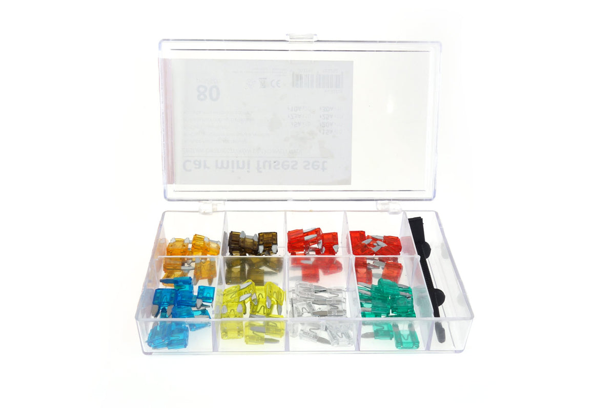 Mini-Box autosulakkeet 80 kpl MIX
