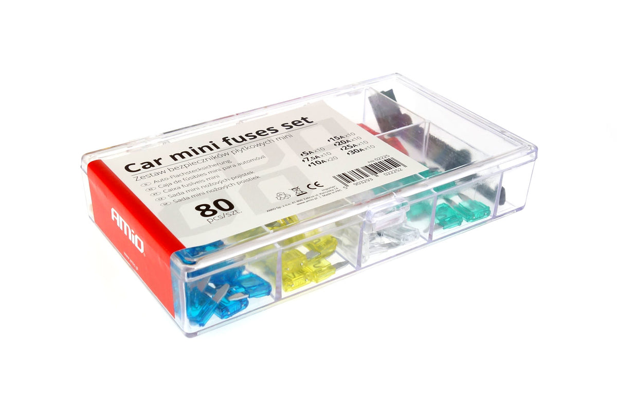Mini-Box autosulakkeet 80 kpl MIX