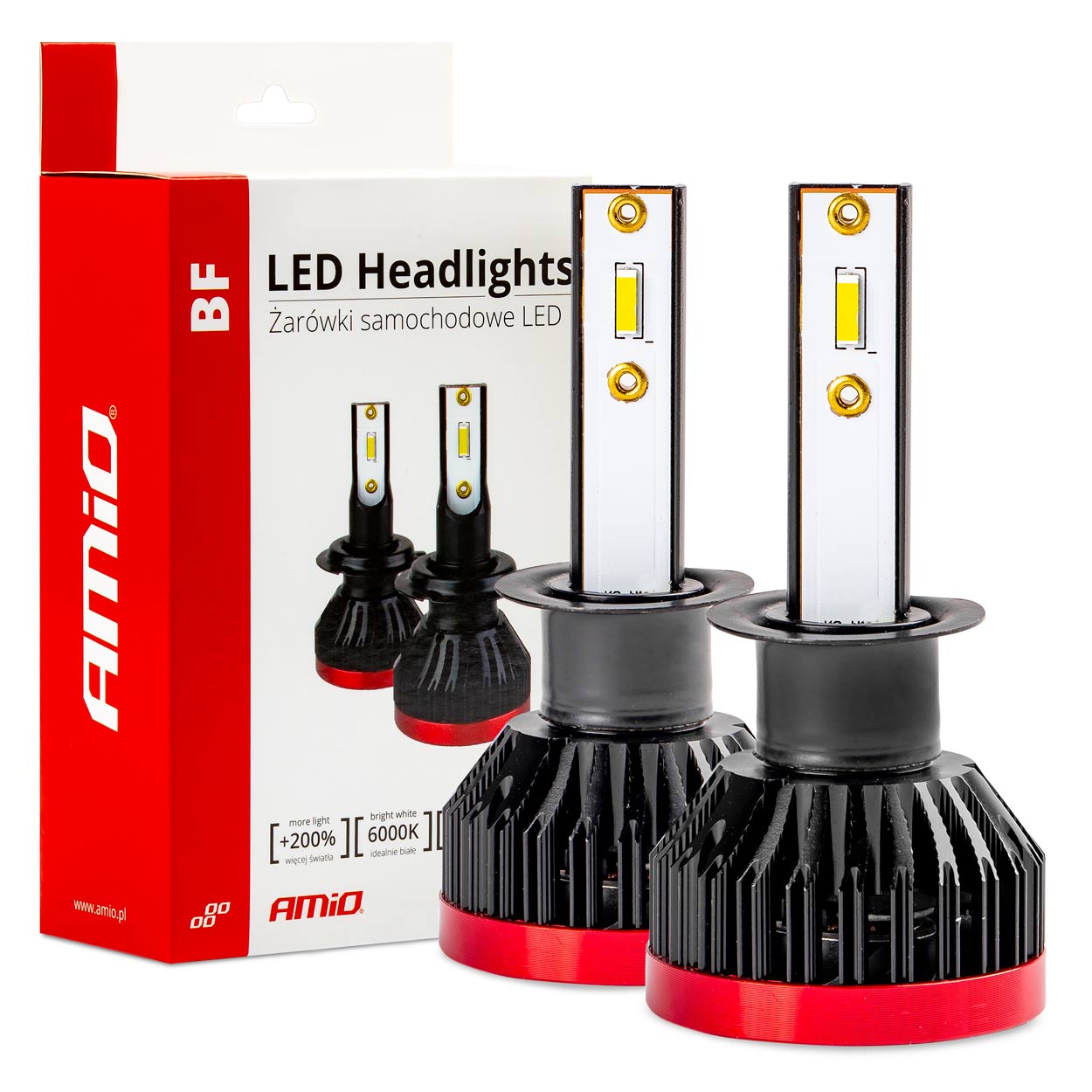 LED-ajovalaisin H1 BF -sarja Amio
