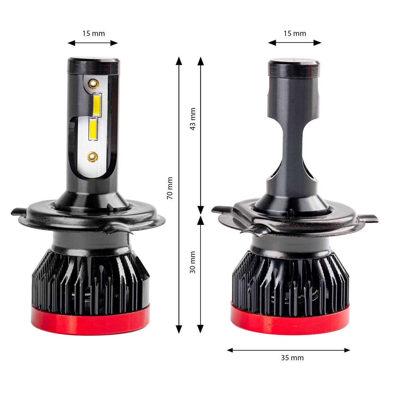 LED-ajovalot H4/H19 BF -Sarja Amio