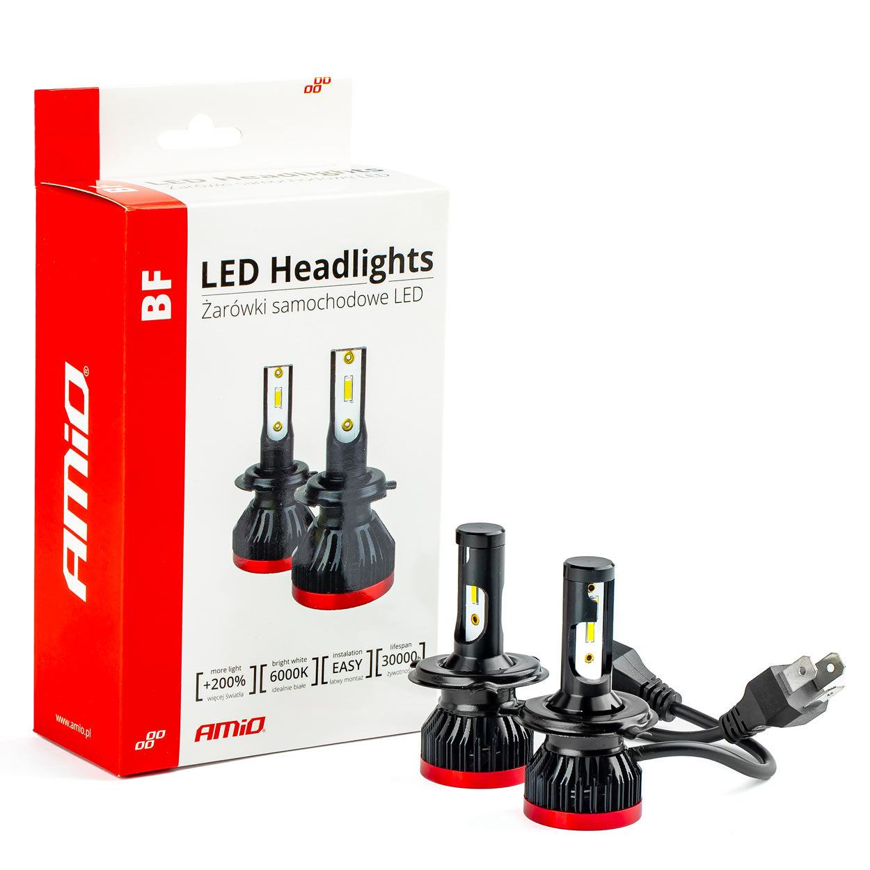 LED-ajovalot H4/H19 BF -Sarja Amio