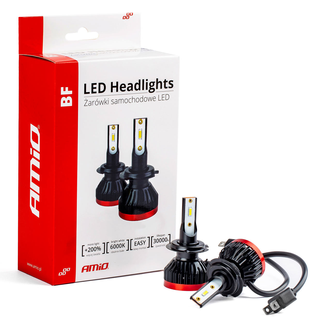LED-ajovalot H7 BF -Sarja Amio