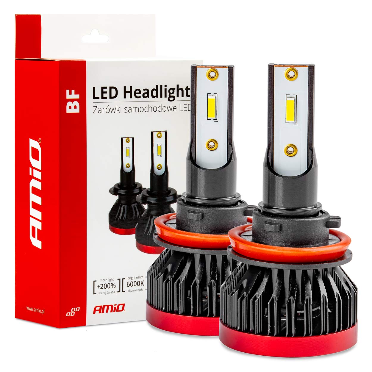 LED -ajovalot H8/H9/H11/H16 BF -sarja Amio