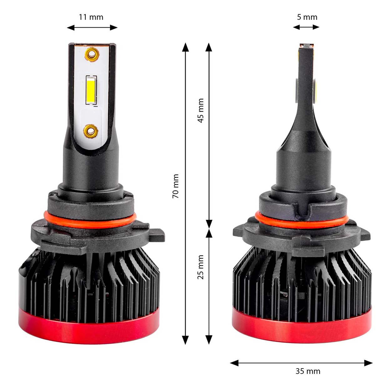 LED-ajovalaisin HB4 9006 BF -Sarja Amio
