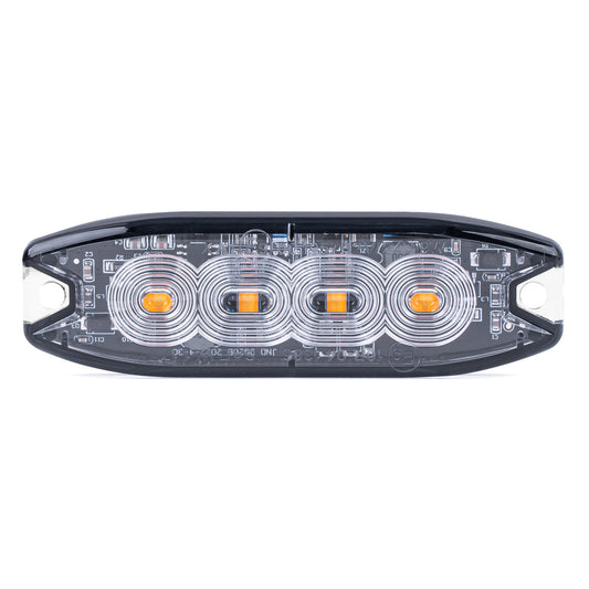 LED-Warnleuchte 4 LED R65 R10 12-24V AMIO-02298
LED-varoitusvalo 4 LED R65 R10 12-24V AMIO-02298