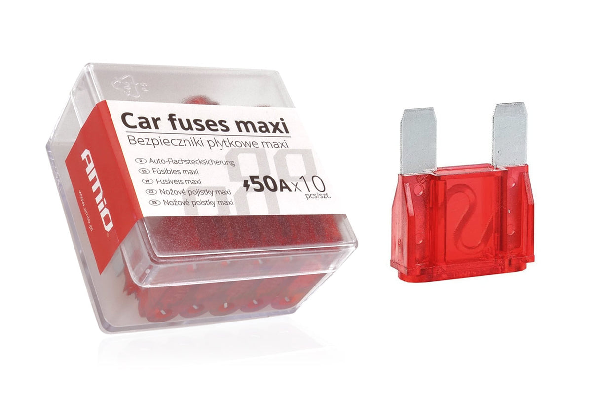 MAXI-autosulakkeet 50A, 10 kpl