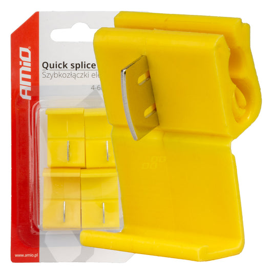 Sähköliittimet pikakytkentä 0,4-6 mm² 24A 4 kpl blister