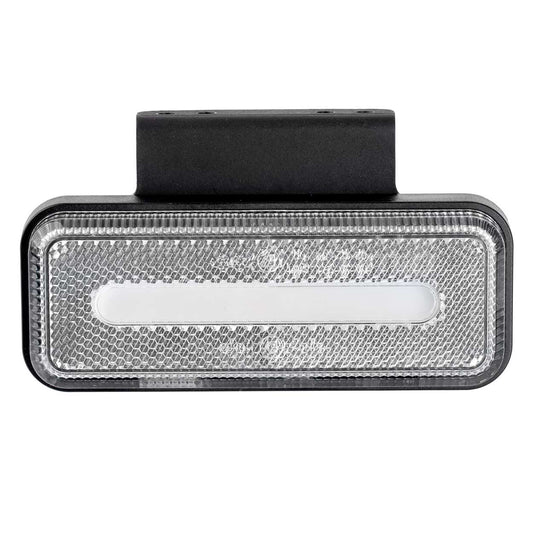 AMiO LED-äärivalo OM-02-W suorakaide, valkoinen