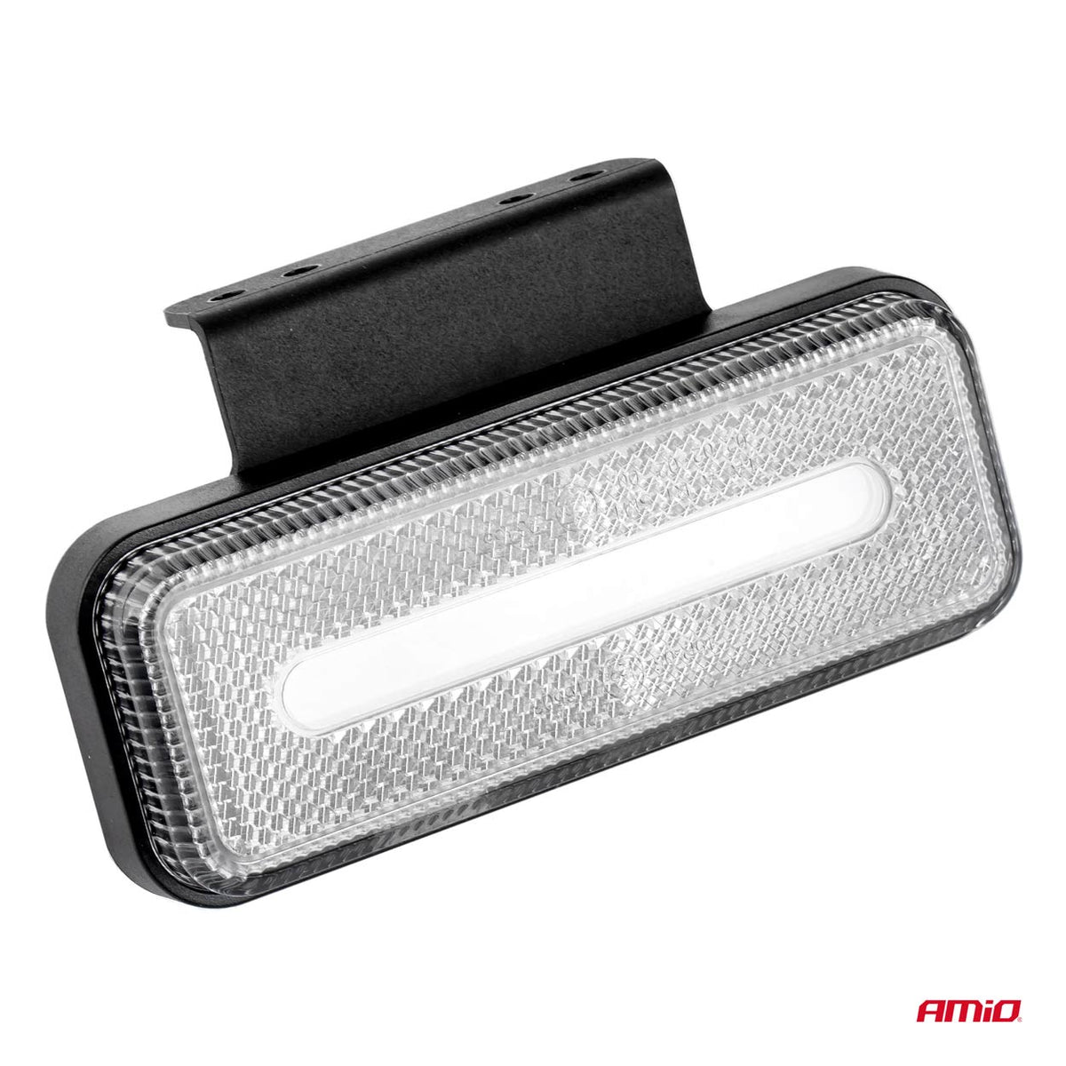 AMiO LED-äärivalo OM-02-W suorakaide, valkoinen