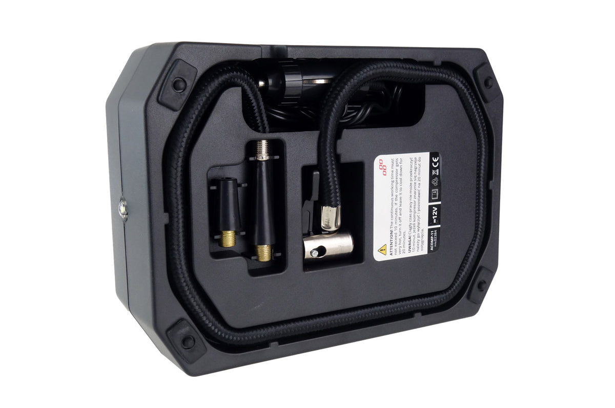 Autokompressori digitaalisella painemittarilla ja LED-valolla 12 V ACOMP-11