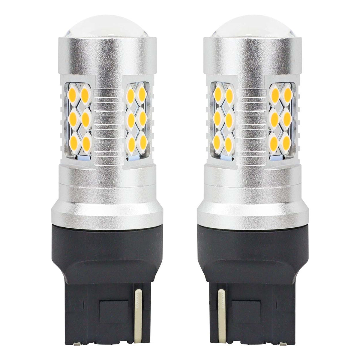 LED CANBUS 3030 24SMD T20 7440 WY21W oranssi 12 V/24 V