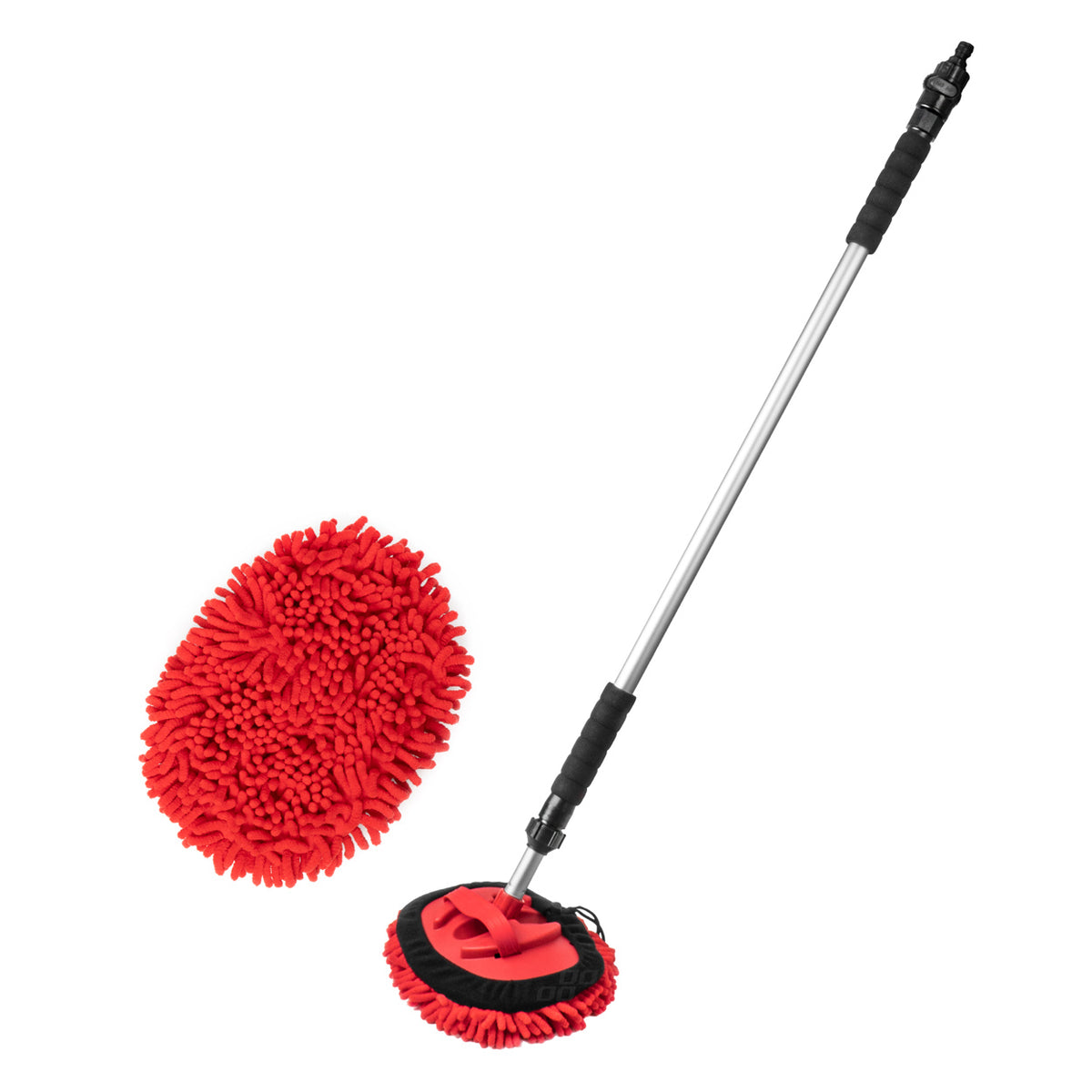Pesuharjat teleskooppivarrella 98-168cm AMIO-02397