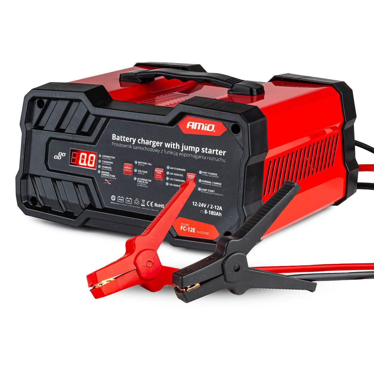 Akkulaturi ja käynnistysapu, 75A 12V/24V DBC-75A