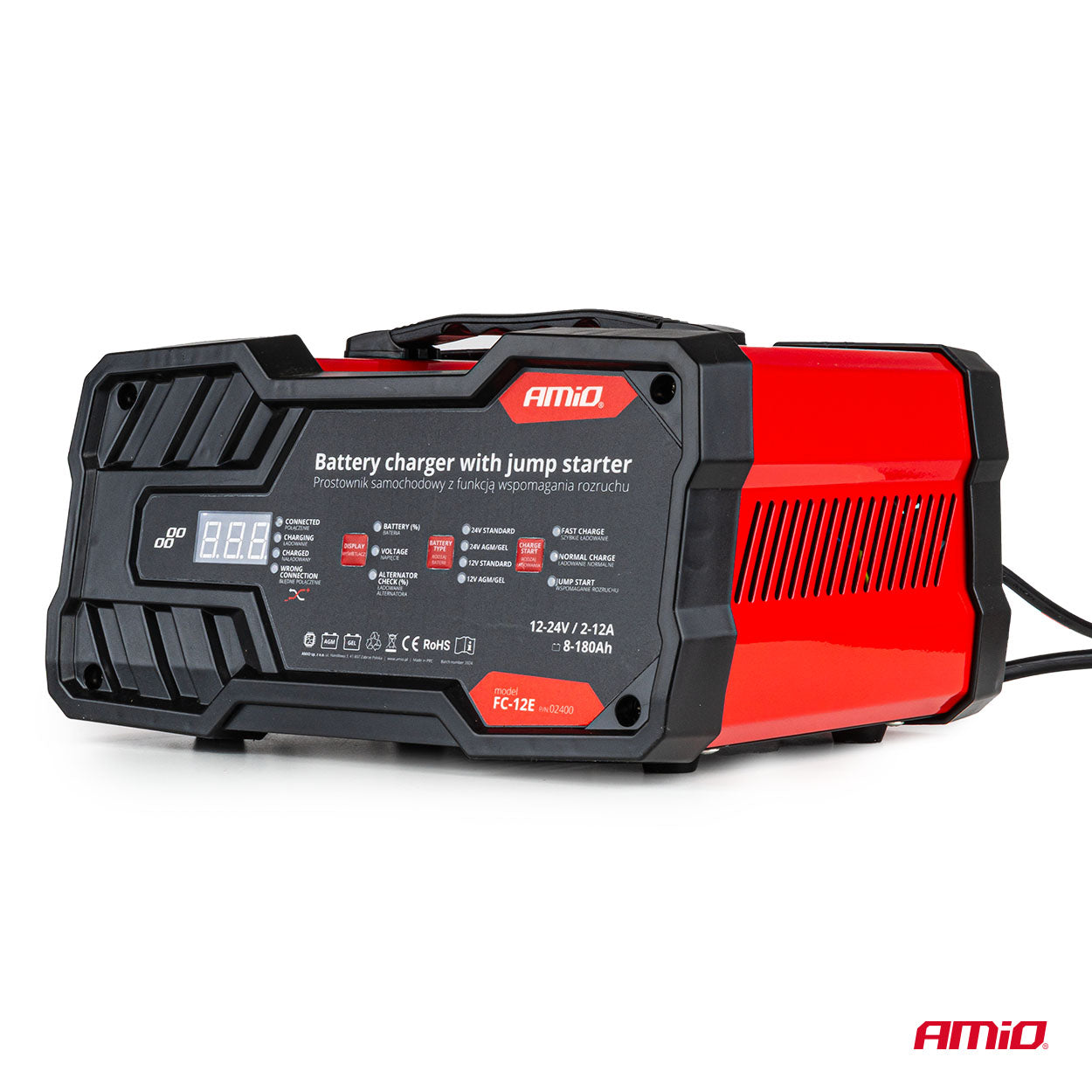 Akkulaturi ja käynnistysapu, 75A 12V/24V DBC-75A