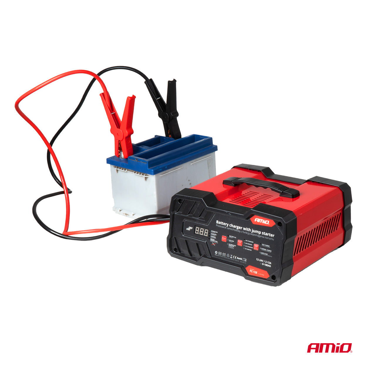 Akkulaturi ja käynnistysapu, 75A 12V/24V DBC-75A
