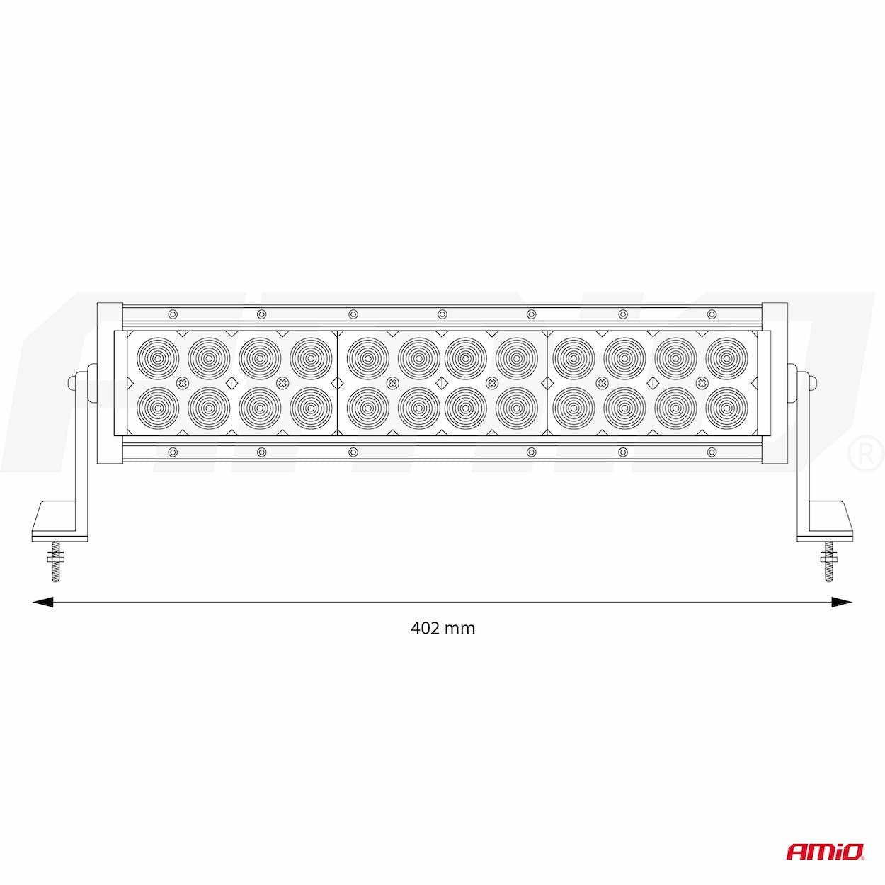 Työvalo-lista AWL23 24LED COMBO 9-36V