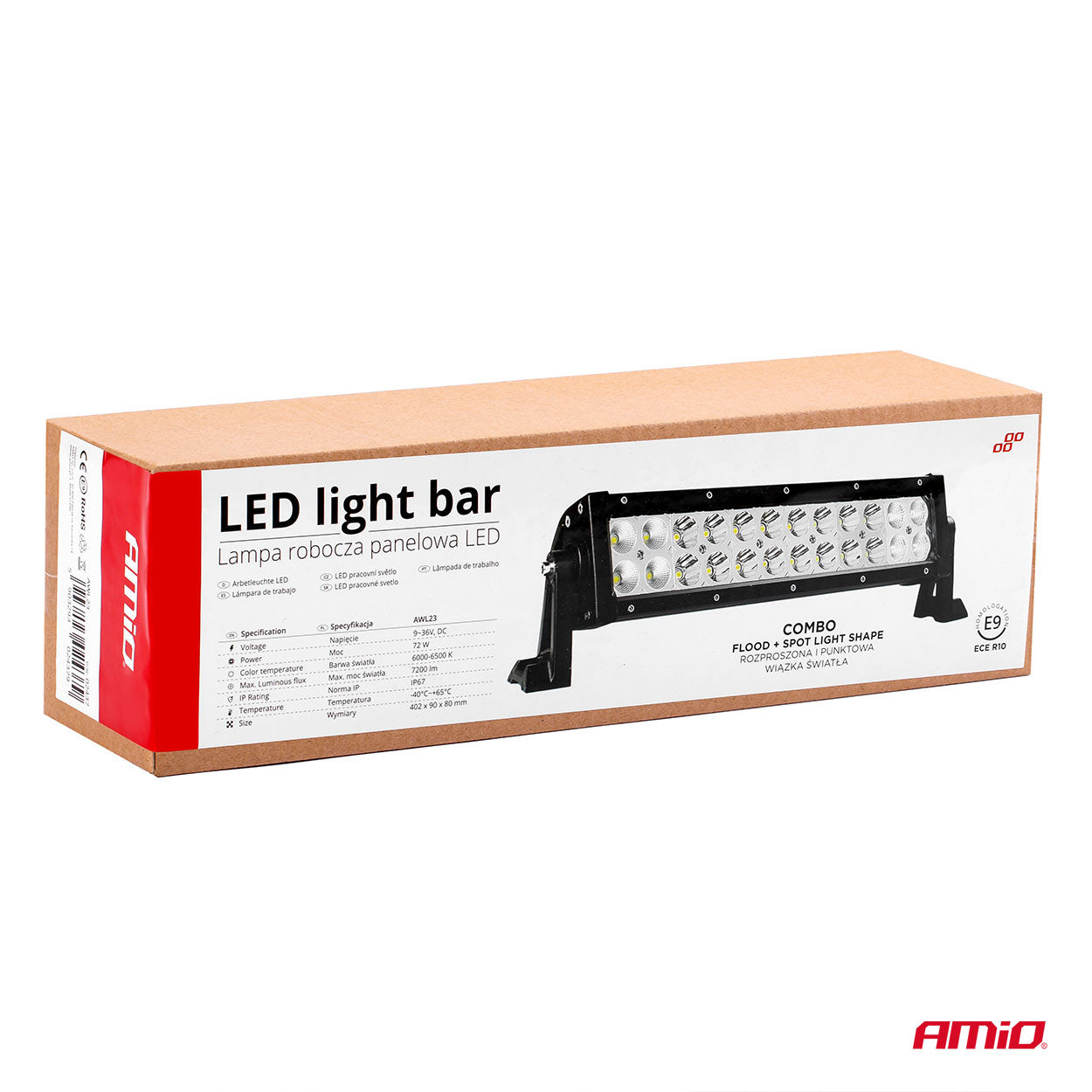 Työvalo-lista AWL23 24LED COMBO 9-36V