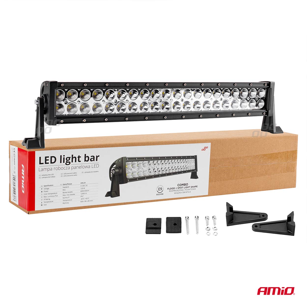 Työvalonosto AWL24 40LED COMBO 9-36V