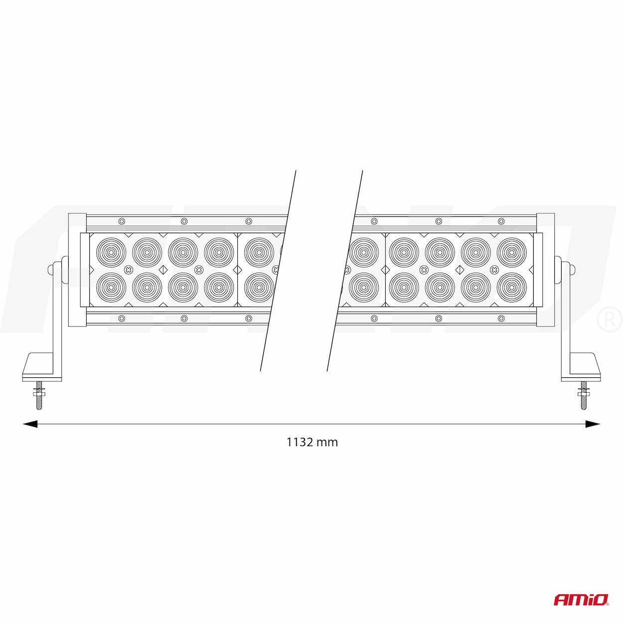 Työvalonosto AWL26 80LED COMBO 9-36V