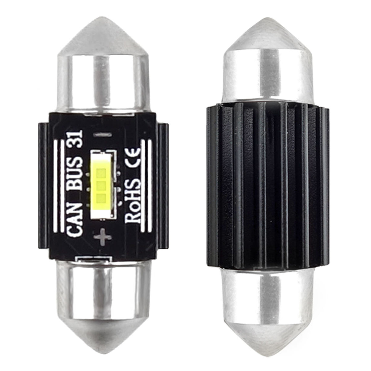 LED CANBUS 1860 1SMD UltraBright Festoon C5W C10W C3W 31mm valkoinen 12V/24V