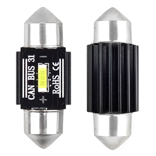 LED CANBUS 1860 1SMD UltraBright Festoon C5W C10W C3W 31mm valkoinen 12V/24V