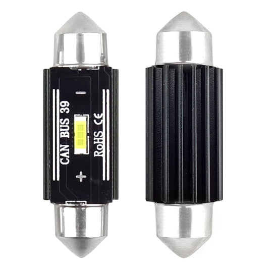 LED CANBUS 1860 1SMD UltraBright Festoon C5W/C10W/C3W 39mm valkoinen 12V/24V