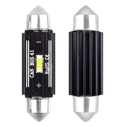 LED CANBUS 1860 1SMD UltraBright Festoon C5W/C10W/C3W 41mm valkoinen 12V/24V