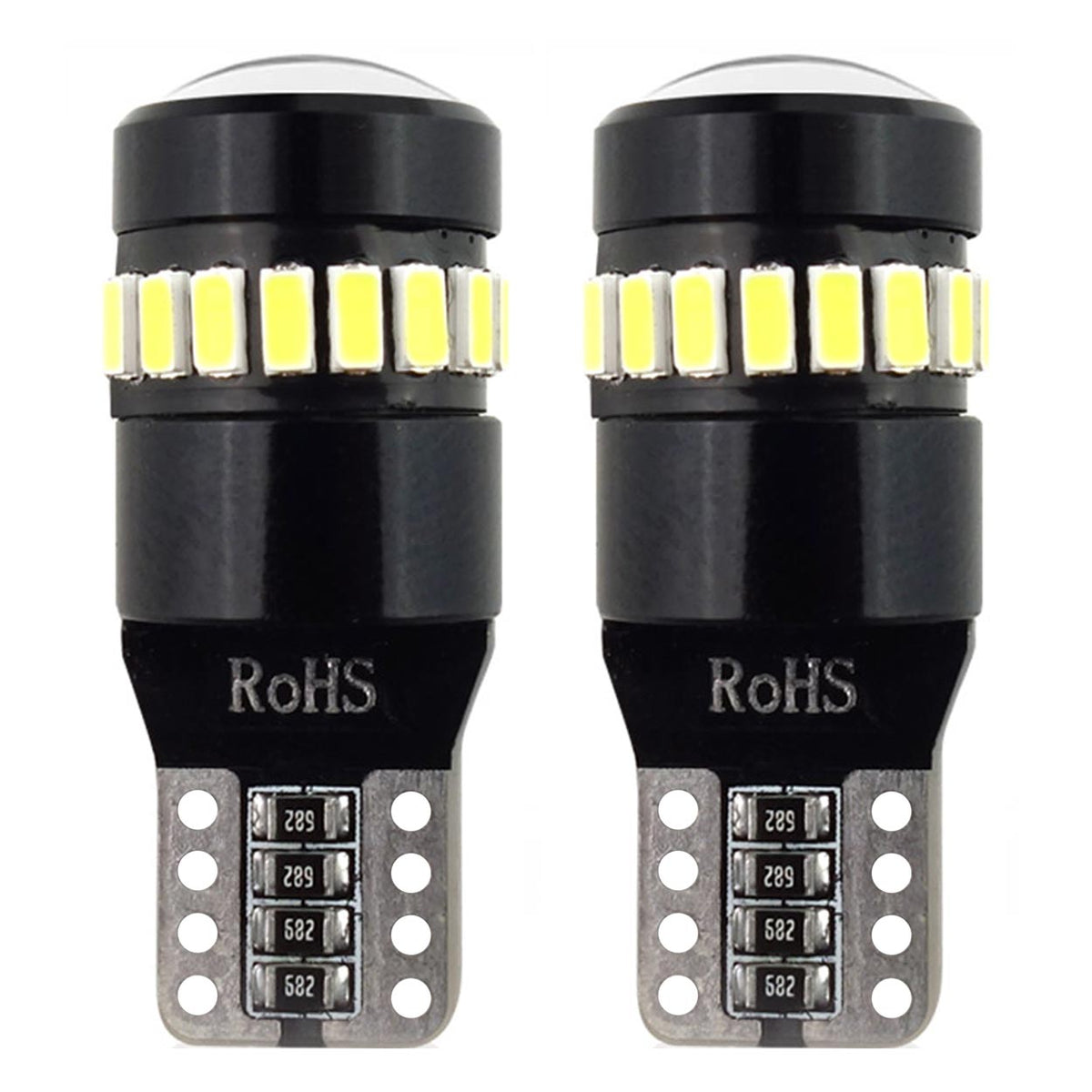 LED-polttimo CANBUS 18SMD 3014 + 1SMD T10 W5W valkoinen 12V/24V