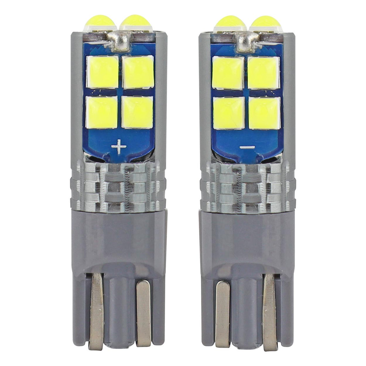 LED-polttimo CANBUS 10SMD 3030 T10 W5W valkoinen 12V/24V