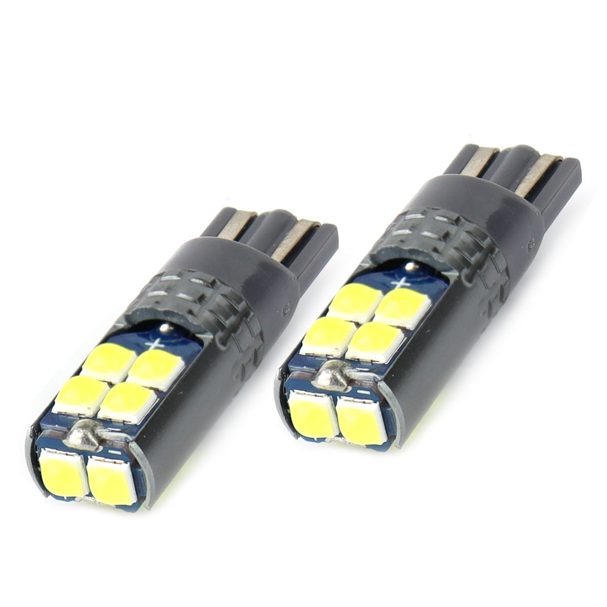 LED-polttimo CANBUS 10SMD 3030 T10 W5W valkoinen 12V/24V