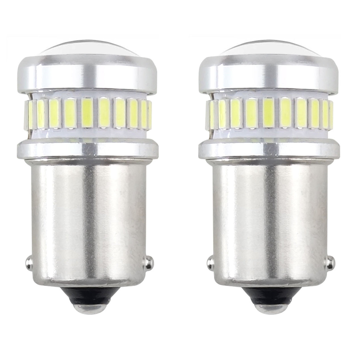 LED-polttimo CANBUS 3014 24SMD + 3030 6SMD 1156 BA15S P21W R10W R5W valkoinen 12V/24V