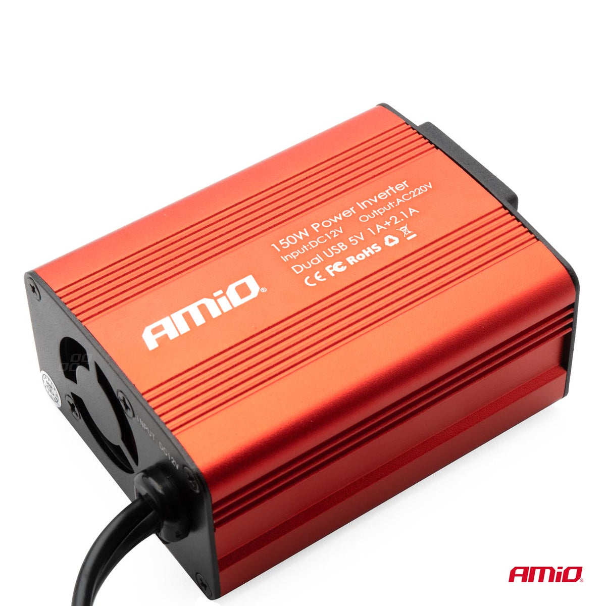 Jännitemuunnin 12 V/230 V 150 W/300 W 2xUSB PI01