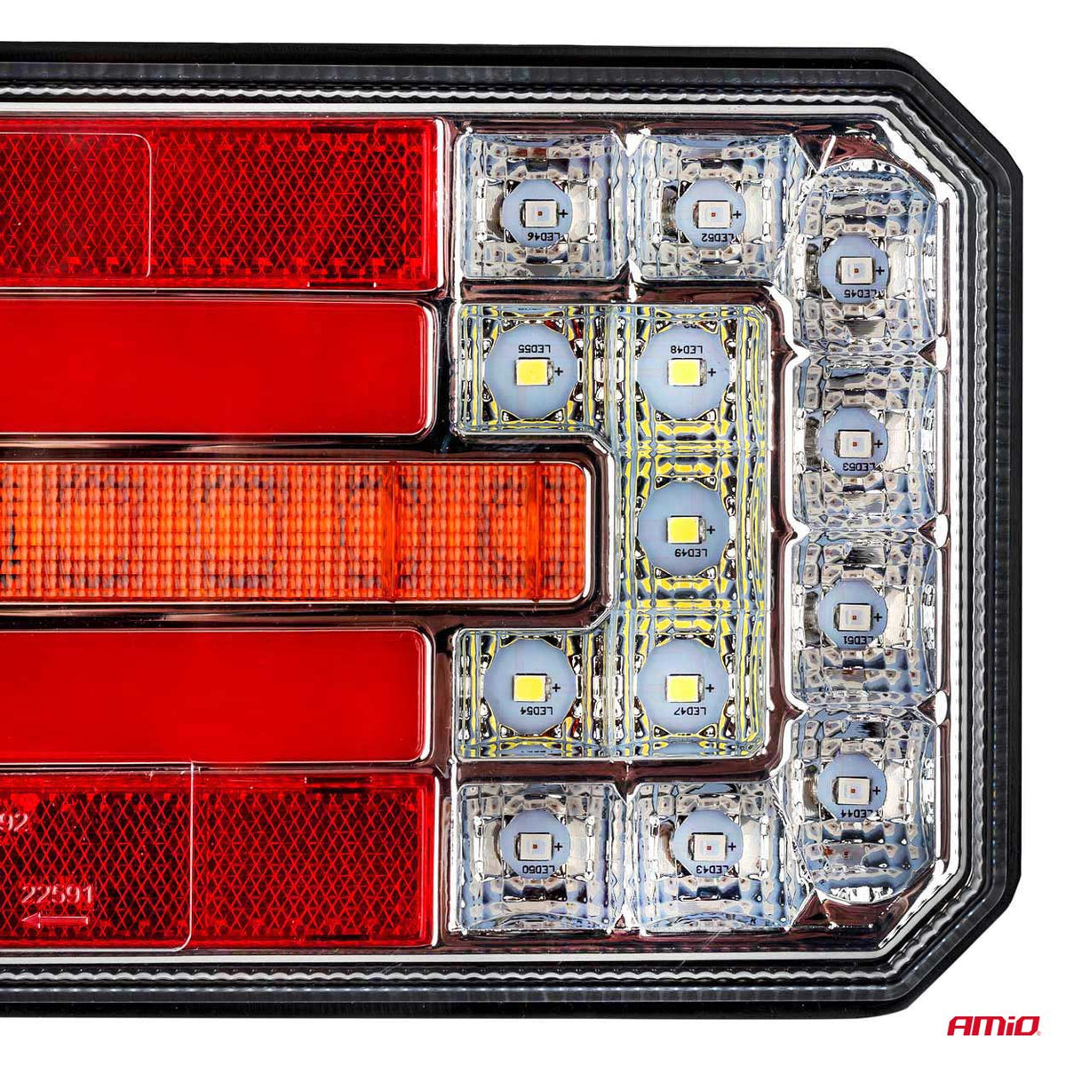 LED-takavalo AMiO RCL-01-L dynaaminen, vasen puoli