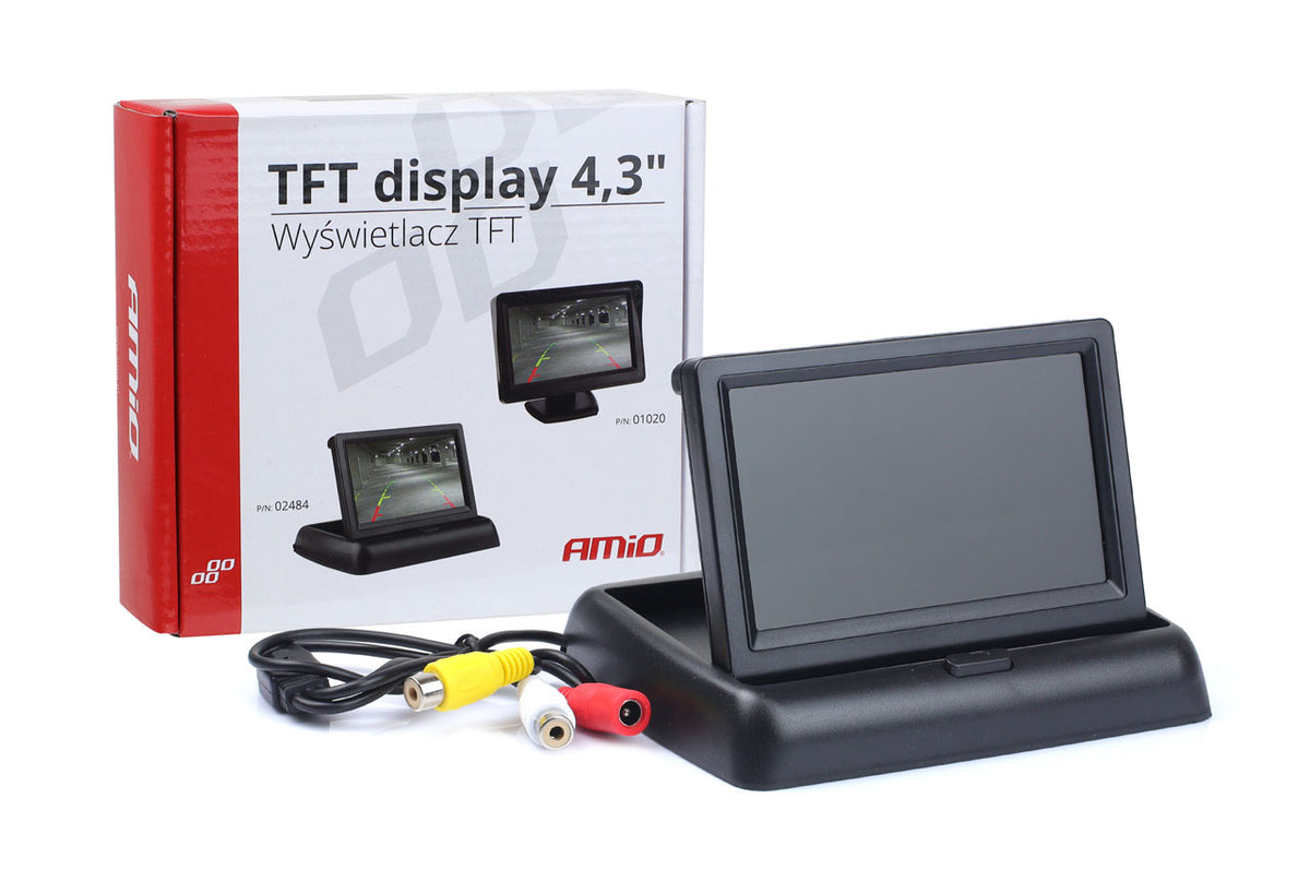 Taitettava TFT-näyttö 4,3" TFT02