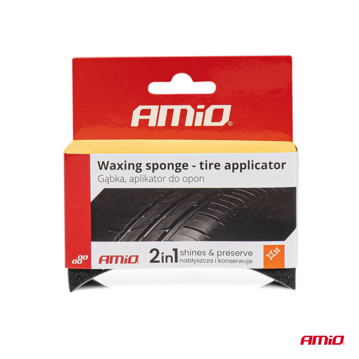 Autonrenkaan pesuvaahto 95x35x65 mm AMIO-02519