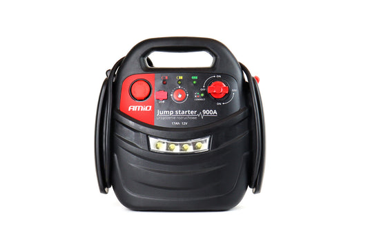 AMiO 4-in-1 käynnistysapu, 12V 17Ah 900A JS01