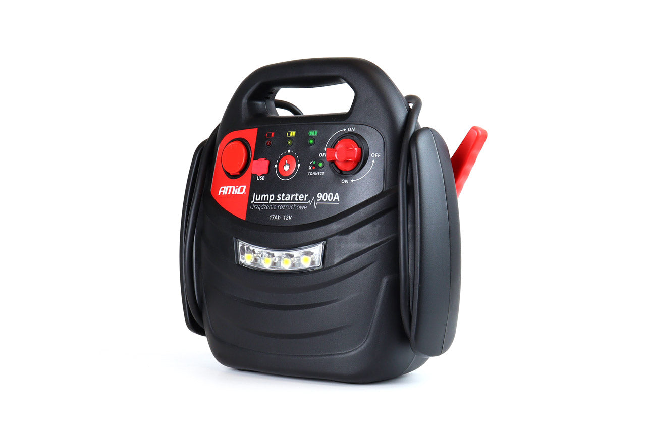 AMiO 4-in-1 käynnistysapu, 12V 17Ah 900A JS01