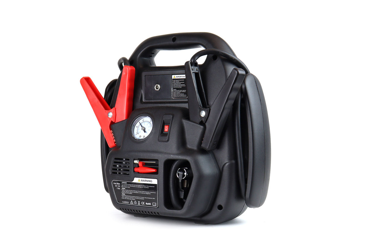 AMiO 4-in-1 käynnistysapu, 12V 17Ah 900A JS01
