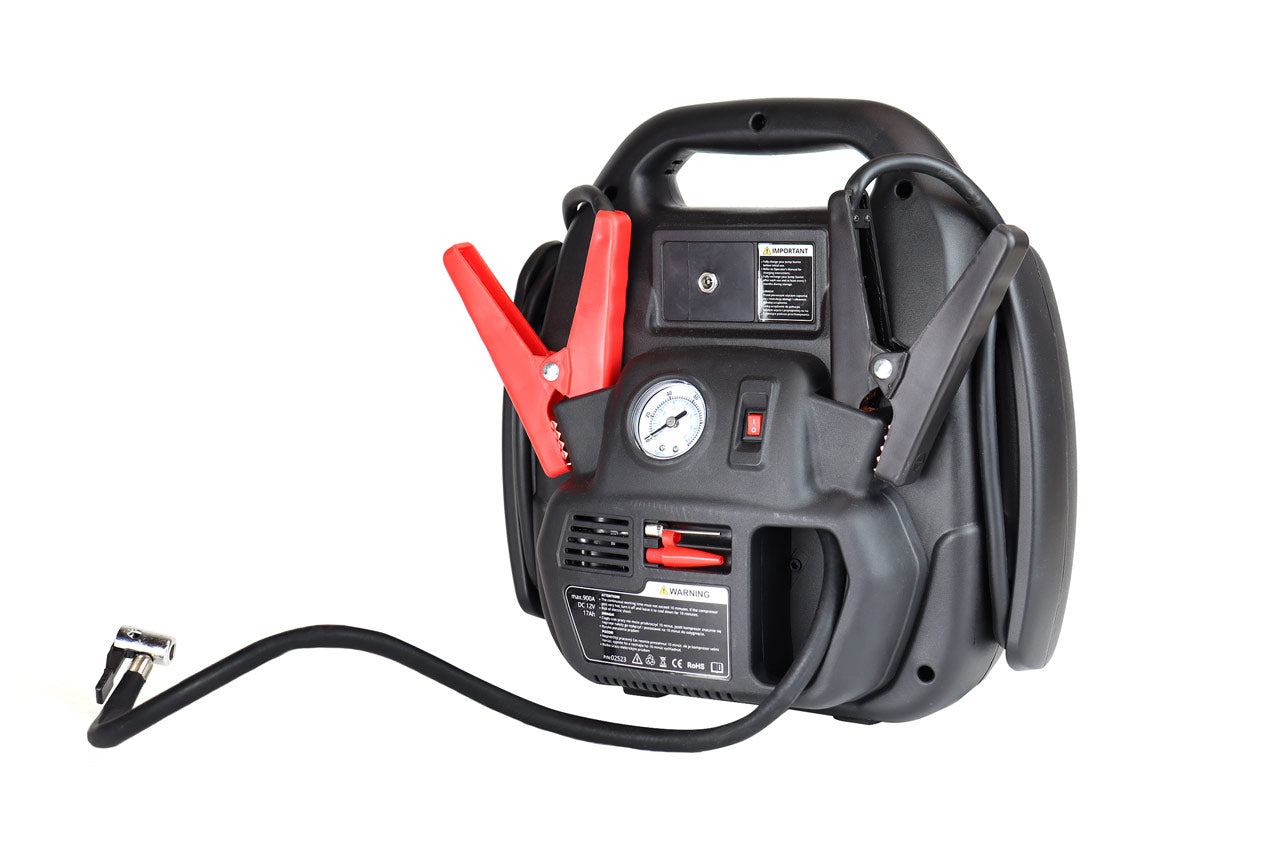 AMiO 4-in-1 käynnistysapu, 12V 17Ah 900A JS01