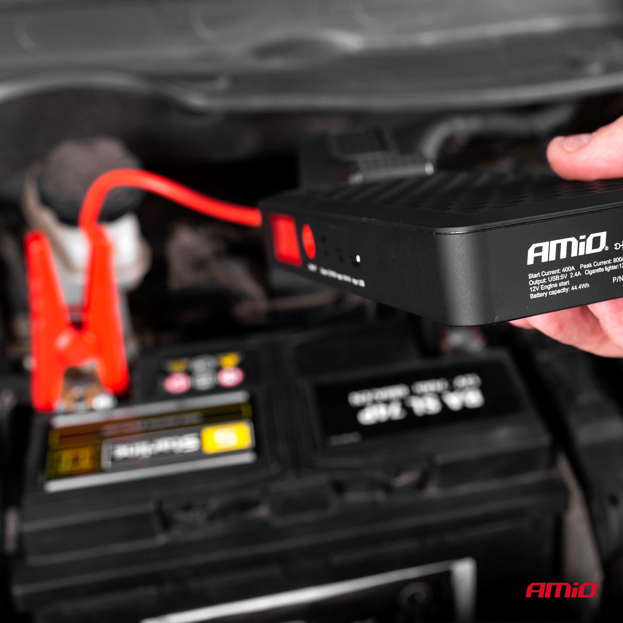 AMiO Powerbank 12V 4Ah 800A SJ02 käynnistysapu