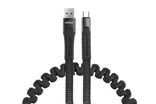 USB+microUSB Federkabel 120cm FullLINK UC-12