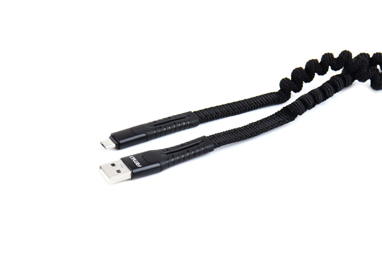 USB+microUSB Federkabel 120cm FullLINK UC-12